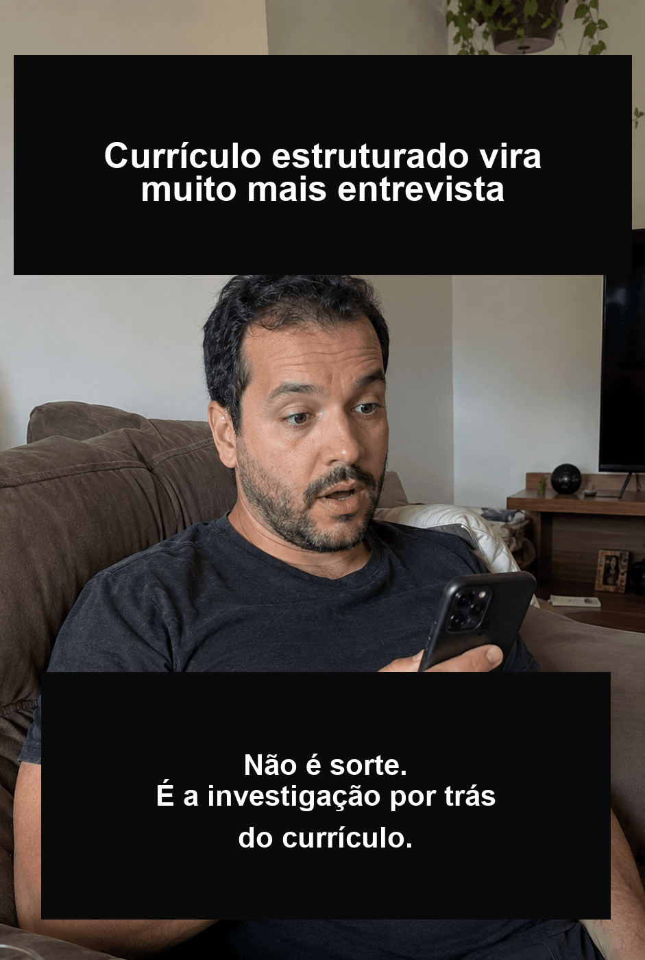 Currículo estruturado vira muito mais entrevista